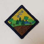 Girl Guides Forest Themed Embroidered Fabric Patch Badge