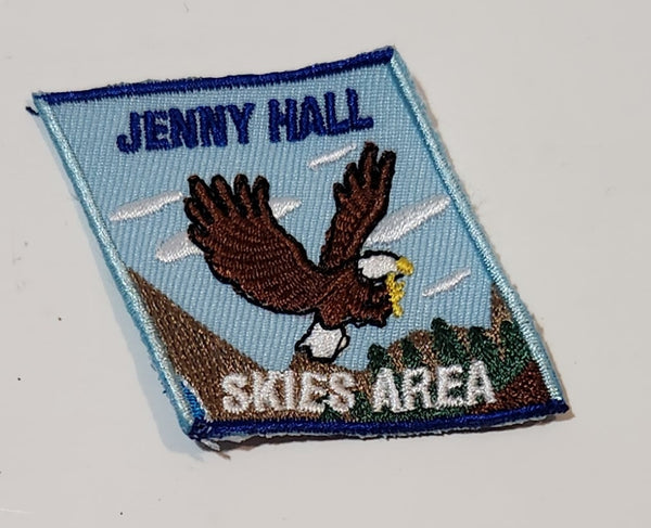 Girl Guides Jenny Hall Skies Area Embroidered Fabric Patch Badge