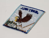 Girl Guides Jenny Hall Skies Area Embroidered Fabric Patch Badge