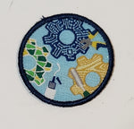Scouts Gears and Tools Themed Embroidered Fabric Patch Badge
