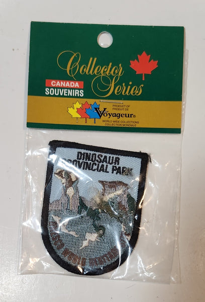 Dinosaur Provincial Park Unesco World Heritage Site Embroidered Fabric Patch Badge New in Package