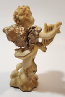Angel Holding Lyre 5" Resin Figurine