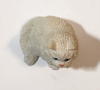 White Cat 2 3/4" Tall Resin Figurine