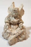 Angel Sitting Wearing Dress 3 1/2" Tall Heavy Resin Figurine