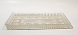 Vintage Federal Glass Windsor Button and Cane Design Glass Tray