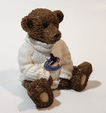 NHL Ice Hockey Limited Edition Vancouver Canucks Sports Team Resin Bear Decorative Ornament Collectible