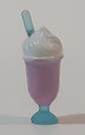 Shopkins Style Milk Shake 7/8" Tall Miniature Plastic Toy