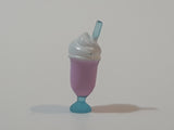 Shopkins Style Milk Shake 7/8" Tall Miniature Plastic Toy