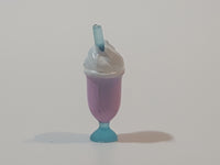 Shopkins Style Milk Shake 7/8" Tall Miniature Plastic Toy