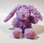 Greenbrier Purple Pink Sitting Easter Bunny 5" Stuffed Toy