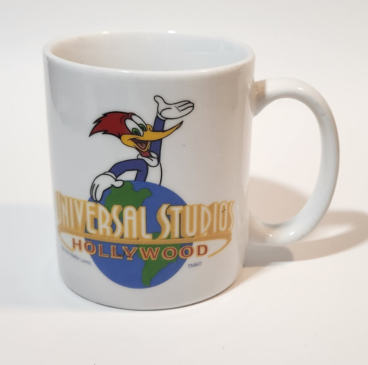 Universal Studios Hollywood Walter Lantz Woody Woodpecker Ceramic Coff ...