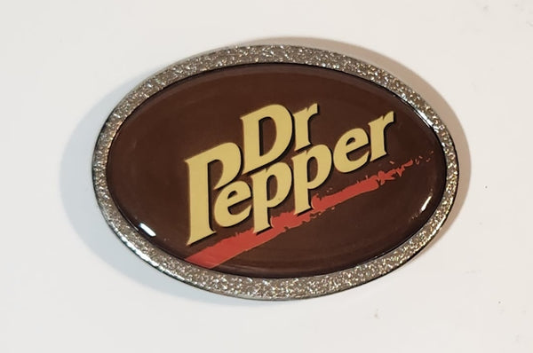 Rare Dr Pepper Oval Shaped Metal Belt Buckle