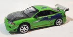 2002 Revell Universal Studios The Fast and The Furious Brian's 1995 Mitsubishi Eclipse Green 1:25 Scale Die Cast Toy Car Vehicle with Opening Hood