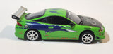 2002 Revell Universal Studios The Fast and The Furious Brian's 1995 Mitsubishi Eclipse Green 1:25 Scale Die Cast Toy Car Vehicle with Opening Hood