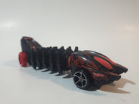 2014 Hot Wheels Mutant Machines Scorpedo Black and Red Die Cast Toy Car Vehicle