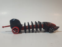 2014 Hot Wheels Mutant Machines Scorpedo Black and Red Die Cast Toy Car Vehicle