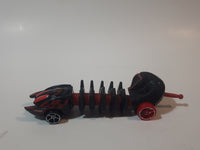 2014 Hot Wheels Mutant Machines Scorpedo Black and Red Die Cast Toy Car Vehicle