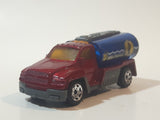 2002 Matchbox Rescue Rookies H2O Patrol Tanker Truck Dark Red and Blue Die Cast Toy Car Firefighting Vehicle