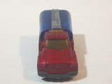 2002 Matchbox Rescue Rookies H2O Patrol Tanker Truck Dark Red and Blue Die Cast Toy Car Firefighting Vehicle