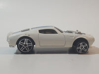 2007 Hot Wheels '70 Pontiac Firebird White Die Cast Toy Muscle Car Vehicle