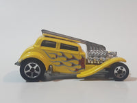 2007 Hot Wheels Straight Pipes Yellow Die Cast Toy Car Vehicle