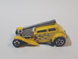 2007 Hot Wheels Straight Pipes Yellow Die Cast Toy Car Vehicle