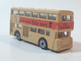 Persaud No. 1003 London Bus Berlin ist eine Reise wert' Double Decker Beige Brown Die Cast Toy Car Vehicle
