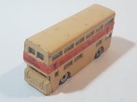 Persaud No. 1003 London Bus Berlin ist eine Reise wert' Double Decker Beige Brown Die Cast Toy Car Vehicle