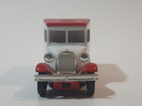 1980s Lledo Promotional Model 1934 Ford Model A Delivery Van Truck Air Canada Red Die Cast Toy Car Vehicle