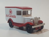 1980s Lledo Promotional Model 1934 Ford Model A Delivery Van Truck Air Canada Red Die Cast Toy Car Vehicle