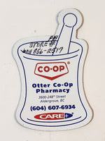 CO-OP Otter Co-Op Pharmacy Aldergrove, BC Thin Rubber Fridge Magnet