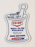 CO-OP Otter Co-Op Pharmacy Aldergrove, BC Thin Rubber Fridge Magnet