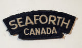 Vintage Seaforth Highlanders Canada Embroidered Fabric Shoulder Patch