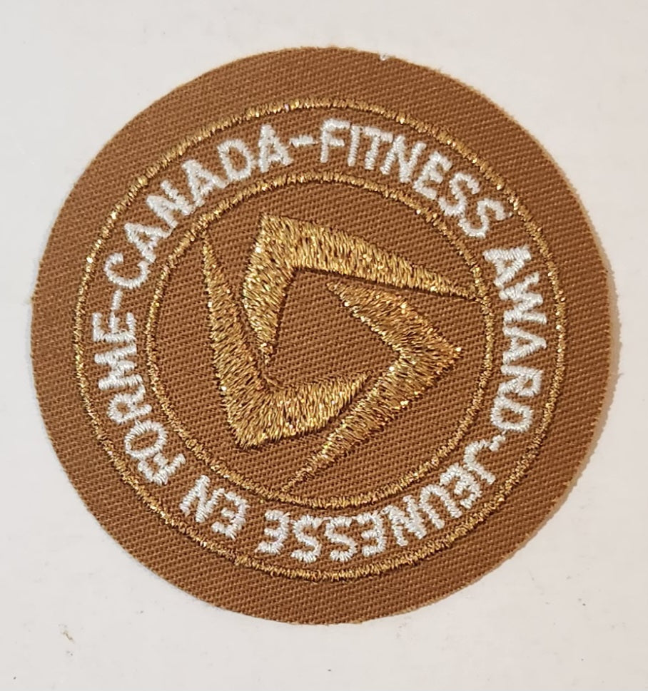 Canada Fitness Award Jeunesse En Forme Embroidered Fabric Patch ...