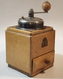 Antique Armin Trosser Wood and Metal Coffee Grinder Mill