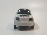 Kurt Chariots #6 Power Racing White Pull Back Plastic Toy Car Vehicle