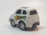 Kurt Chariots #6 Power Racing White Pull Back Plastic Toy Car Vehicle