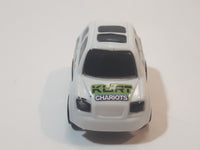 Kurt Chariots #6 Power Racing White Pull Back Plastic Toy Car Vehicle