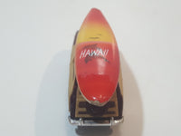 Kinsmart 1940 Ford Woody with Hawaii Surfboard 1:82 Scale Pull Back Plastic Toy Car Vehicle