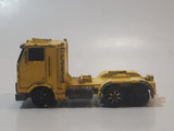 1996 Hot Wheels Ramp Truck Semi Tractor Yellow Die Cast Toy Car Vehicle