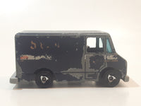 1997 Hot Wheels Police Force Combat Medic Delivery Truck Van S.W.A.T. Dark Blue Die Cast Toy Car Vehicle