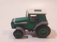 Vintage High Speed No. 6058P Farm Tractor Green Pull Back Die Cast Toy Car Vehicle