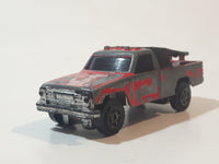 Summer Motor Force Pizza Chef Red Truck with Black Canopy Die Cast Toy Car Vehicle