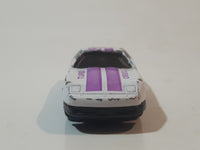 Unknown Brand 888-7 "Super Turbo" White Die Cast Toy Car Vehicle