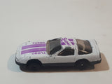 Unknown Brand 888-7 "Super Turbo" White Die Cast Toy Car Vehicle