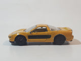 Motor Max No. 6060 Honda Acura NSX Yellow Die Cast Toy Car Vehicle