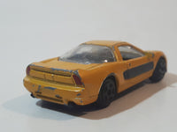 Motor Max No. 6060 Honda Acura NSX Yellow Die Cast Toy Car Vehicle