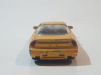 Motor Max No. 6060 Honda Acura NSX Yellow Die Cast Toy Car Vehicle