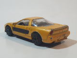 Motor Max No. 6060 Honda Acura NSX Yellow Die Cast Toy Car Vehicle