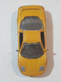 Motor Max No. 6060 Honda Acura NSX Yellow Die Cast Toy Car Vehicle